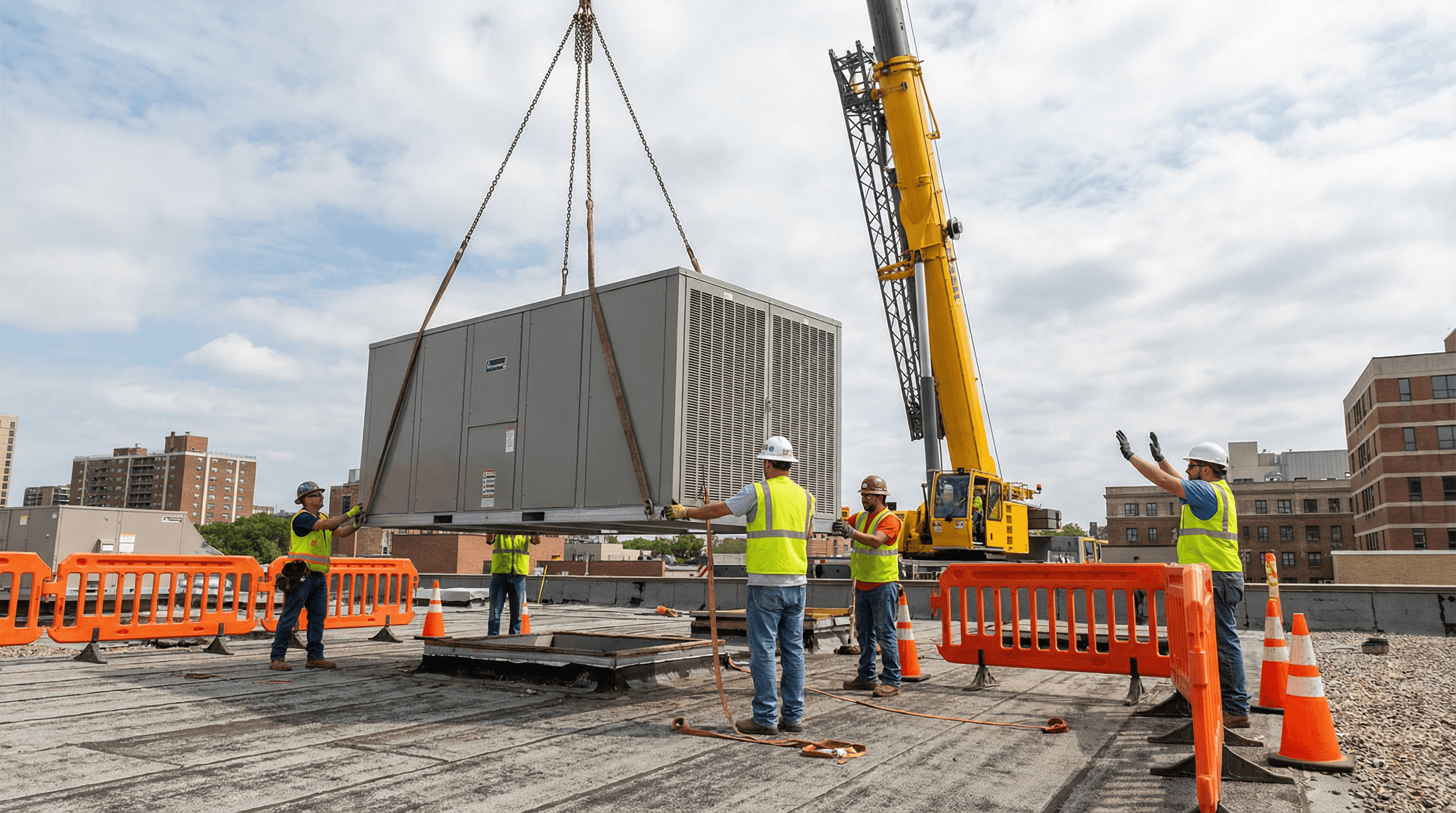 室外機設置工事