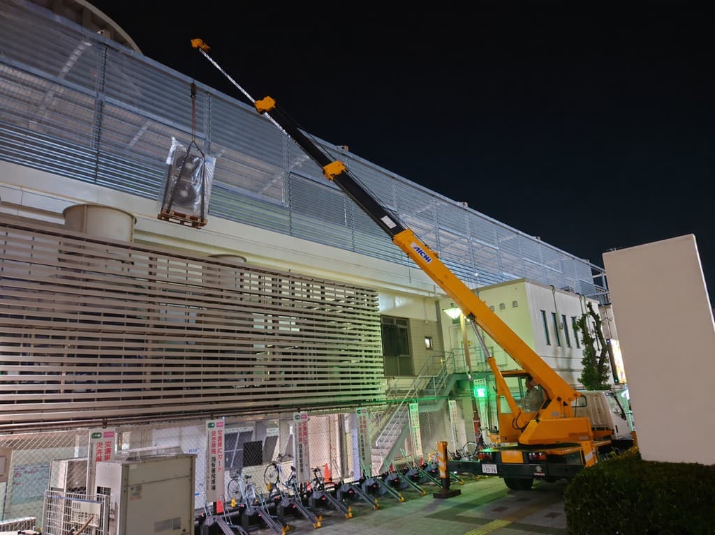 室外機設置工事